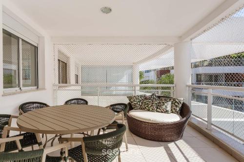 設施, Apto em resort a 200m da praia Floripa-SC MHE213 in 蓬塔卡納斯