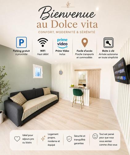 Le Dolce Vita Studio Neuf Proche centre