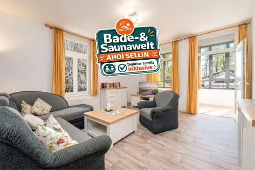 Villa Odin, Sonnenseite - Bade- & Saunawelt täglich inklusive in Ostseebad Sellin, Deutschland