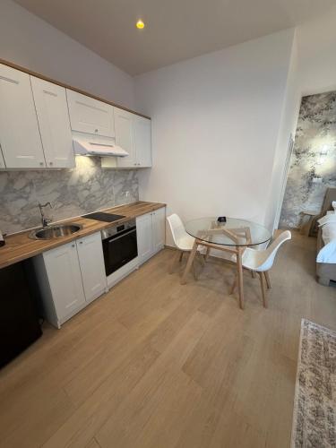 Kitchen, Suite, Kuche, Klimaanlage, Parkplatz, 15 Minuten zum Flughafen in Florsheim am Main
