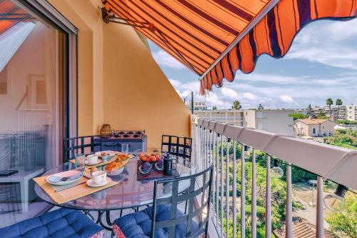 Le Cros Saint Pierre - Plage à 3 mn à pied, Grand balcon, Parking privé