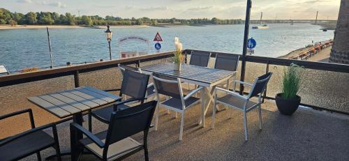 Rõdu/terrass, Krantor Riverside Apartments in Rees