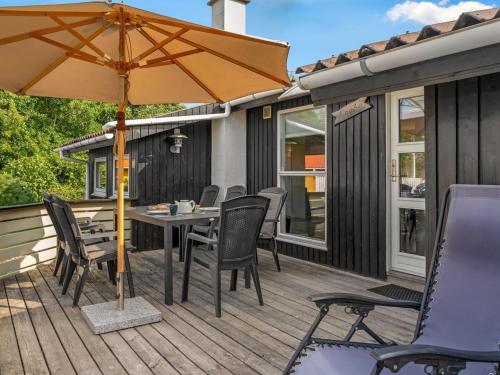 Balcó/terrassa, Holiday Home Solborg - 400m from the sea by Interhome in Graerup