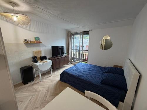 Studio au cœur de Luchon avec parking, telecabine a 600m in Montauban-de-Luchon