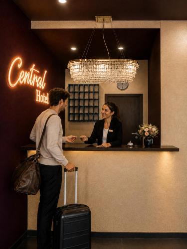 Előcsarnok, Hotel Central Nürnberg Hauptbahnhof (Hotel Central Nurnberg Hauptbahnhof) in Nürnberg