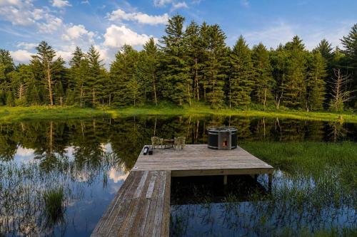 3 Secluded amazing spots on your own Private Pond in Old Forge (NY)