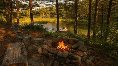3 Secluded amazing spots on your own Private Pond in Old Forge (NY)