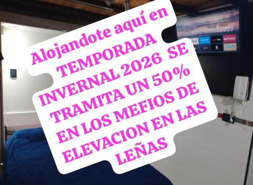 Monoambiente CÉNTRICO para 3 personas MALARGÜE