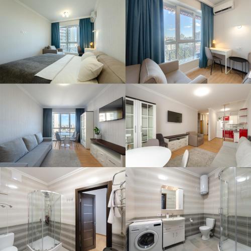 10-41b Kvartet Vasyl Lypkivskyi 16b Kyiv railway station metro nearby fantastic city view Petrovdom Apartment - image 5