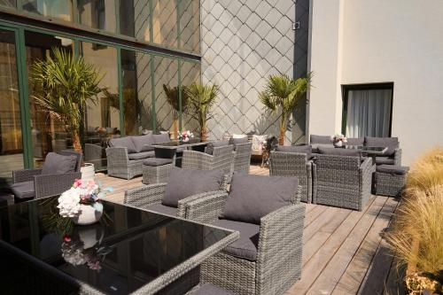 Balkon/terasa, Hotel Prins Boudewijn in Knokke-Heist