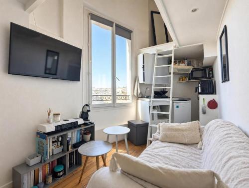Studio perché et climatisé à Auteuil - 2 pers