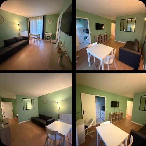 Studio Chic Lumineux avec Balcon Metro LEchat - Location saisonnière - Créteil