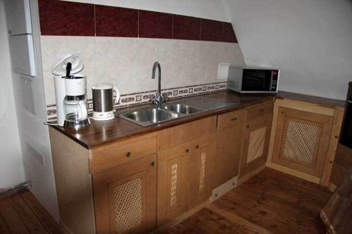 Konyha, Apartment in Chemnitz, Ebersdorfer Wald in Ebersdorf