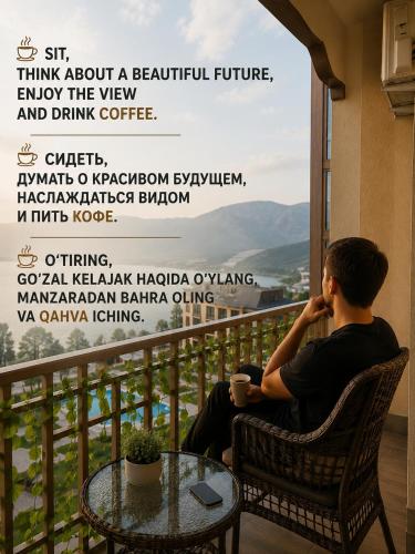 Чарвак дарвозаси люкс апартамент, дом в горах с видом in Yusufkhona