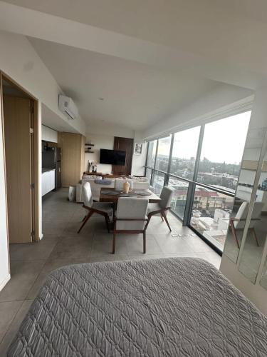 loft 3 personas alberca gym y parking cerca de andares