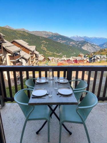 Les balcons de Valmi Pieds au piste Vue montagne