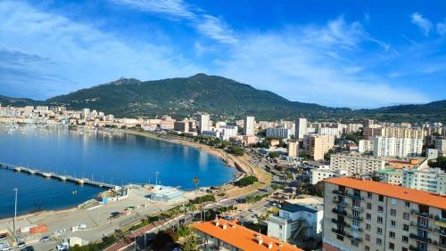 Ajaccio appartement de luxe deux chambres vue panoramique plage à pied