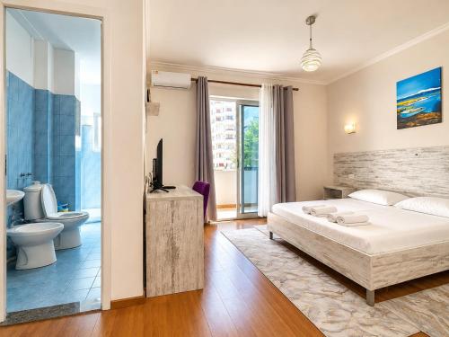 Top view hostel in Durres