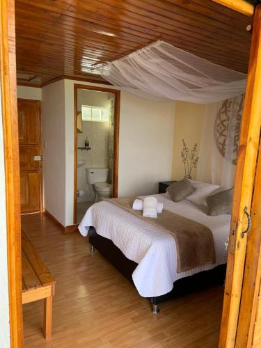 1 double bed