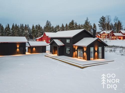 Vista exterior, The Black Bear Lodge in Tallberg