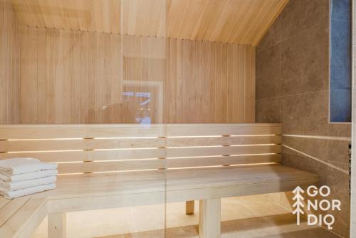 Sauna, The Black Bear Lodge in Tallberg