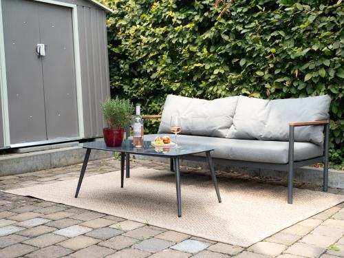 Varanda/terraço, Apartment mit Arbeitsplatz, Parkplatz & Terrasse - für 4 (Apartment mit Arbeitsplatz, Parkplatz & Terrasse - fur 4) in Leonberg