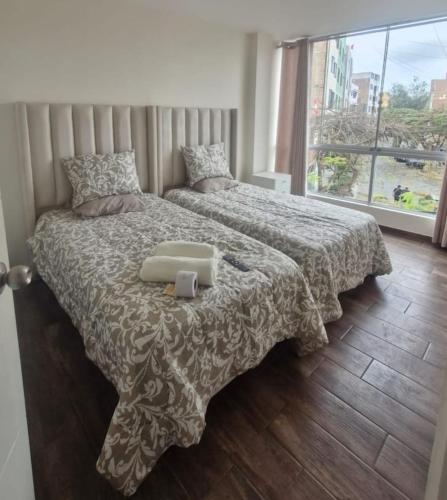 Apartamento de 2 habitaciones con balcón y Wifi