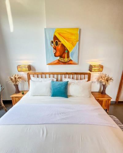 Stylish flat with balcony & pool at Paje Beach, Paje