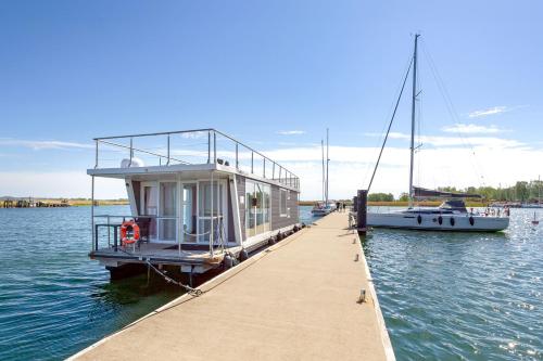 A szálláshely kívülről, Hausboot "Marie Sophie" in Gager in Gager / Rugen