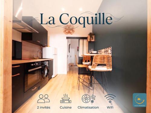 La coquille - terrasse et climatisation en centre ville - gare Saint Roch