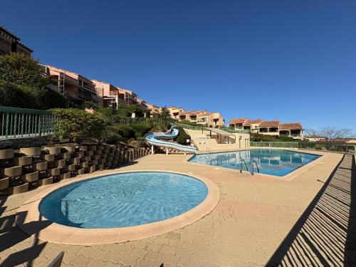 Les Villas de Cavalaire - Vue mer et Piscine