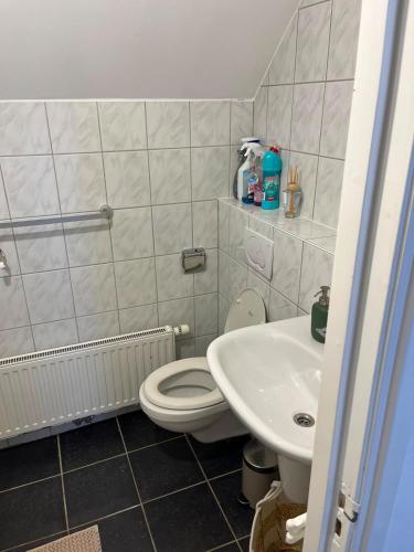 Fürdőszoba, 4-person apartment Formula 1 weekend in Rozenprieel