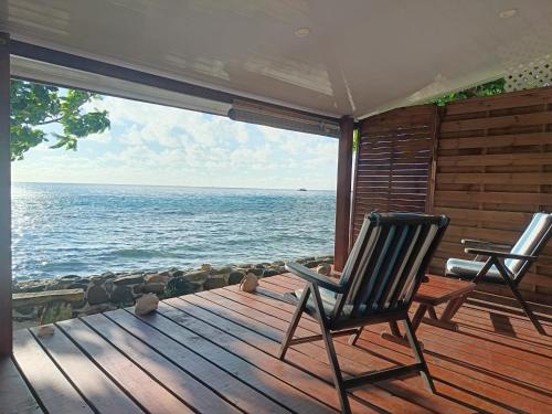 Létesítmények, La PERLE de MOOREA Fare MOANA ITI Bord de lagon Baie d'OPUNOHU in Piha'ena