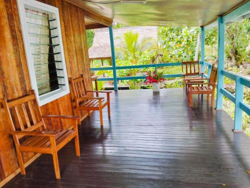 Balkonas / terasa, Leleana Eco Resort on Kolombangara in Gizo