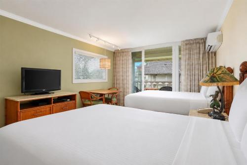1 king bed, 1 sofa bed