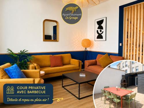 L'Horizon Bleu - Appartement 4 chambres avec terrasse au centre Bourbourg - Location saisonnière - Bourbourg