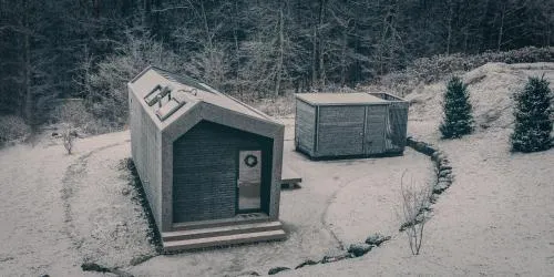 Cabin Westerwald Sauna, 5G Internet, E-Ladesäule in Niederdreisbach, Deutschland