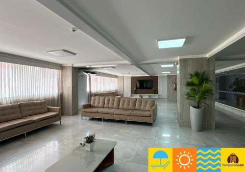 Sala de estar/TV partilhada, Spazzio diRoma com acesso ao Acqua Park - ótima localização! (Spazzio diRoma com acesso ao Acqua Park - otima localizacao!) in Caldas Novas