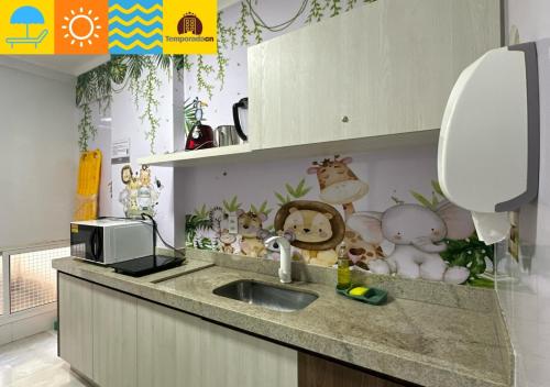 Cozinha, Spazzio diRoma com acesso ao Acqua Park - ótima localização! (Spazzio diRoma com acesso ao Acqua Park - otima localizacao!) in Caldas Novas