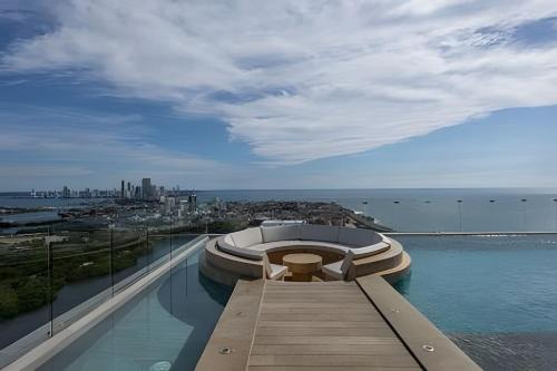 Exclusivo 1BR Apt, vista al mar & centro