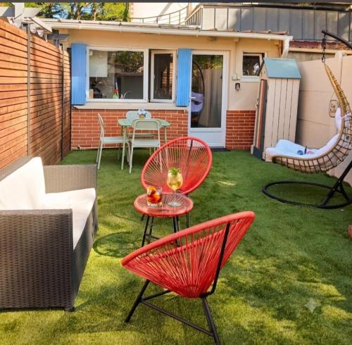 Studio cosy avec terrasse, à 50m de la mer - Location saisonnière - Saint-Brevin-les-Pins