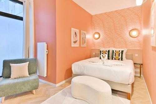 Élégant loft avec 2 chambres au cœur de Paris