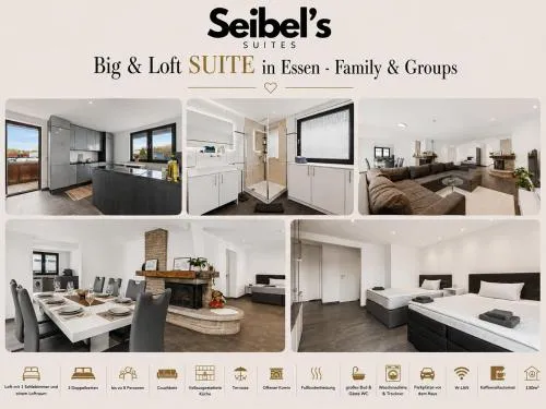 Seibel's SUITES - Big & Luxury Loft - For Family & Groups in Essen, Deutschland
