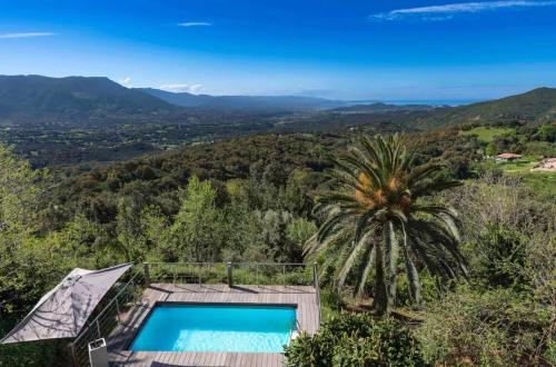 Alta Vista , villa avec piscine privée et vue exceptionnelle près d'Ajaccio - Location saisonnière - Sarrola-Carcopino