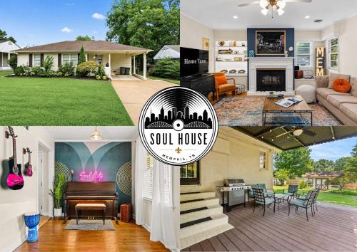 Modern Memphis Retreat - Sleeps 7 - Fireplace
