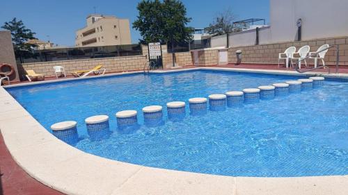 Piscina chimenea y barbacoa - Nueva Gerencia