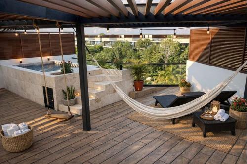 Luxury Rooftop Penthouse - Private Pool - Playacar