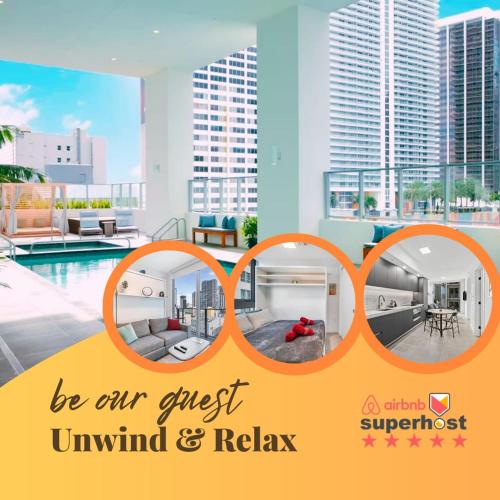 Explore Miami's Heat - Cozy Studio POOL & GYM