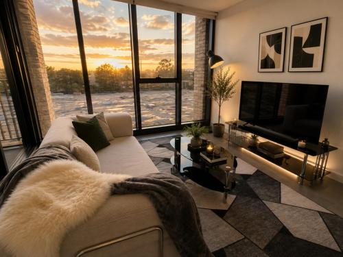 Luxurious Stylish Courtyard View near Olympic Park
