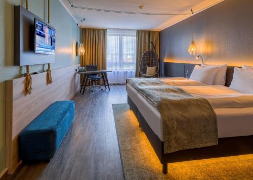 1 double bed